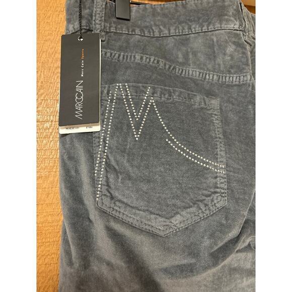 Marc Cain Soft Brush Velvet Quiet Luxury Women’s Jeans Women’s Size N4 US 10 - Picture 10 of 13